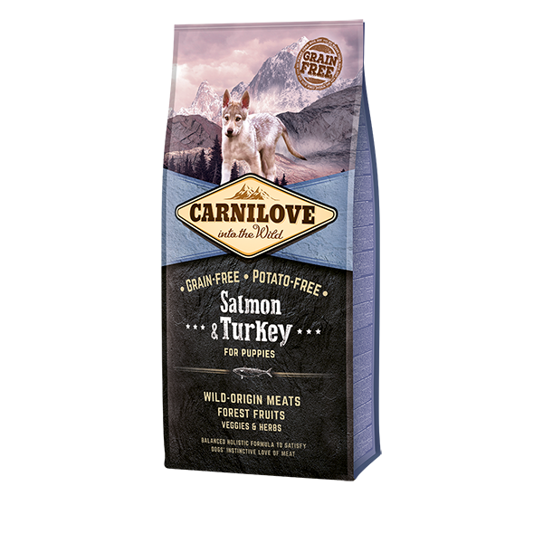 Carnilove Salmon & Turkey Grain Free Puppy Food 1.5kg