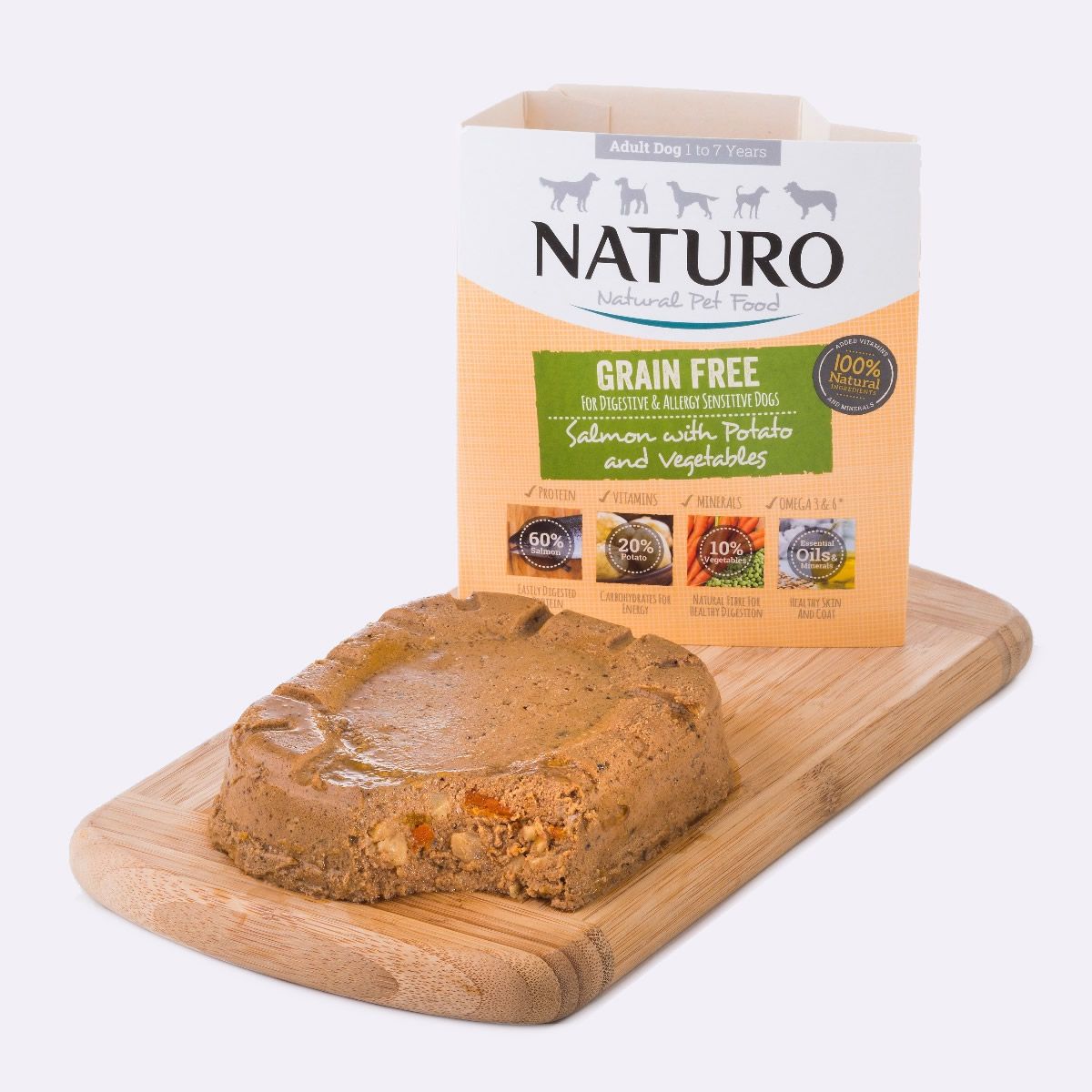 Naturo Grain Free Salmon Wet Dog Food 400g