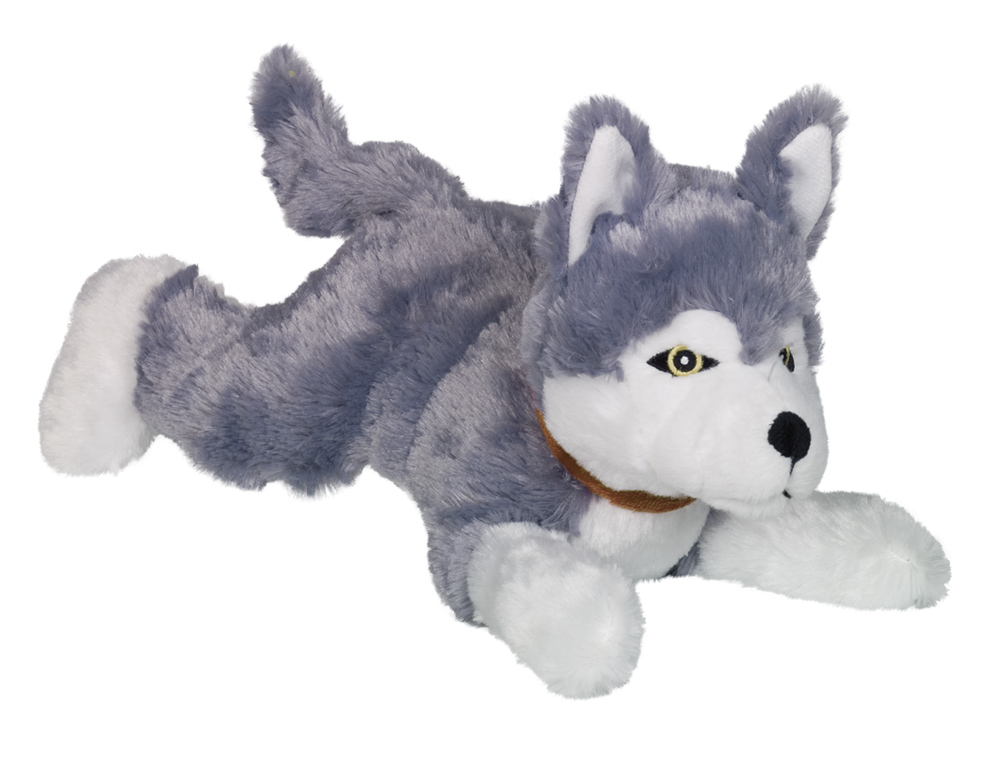 Nobby Plush Dog Lying Down "Husky" 35 cm