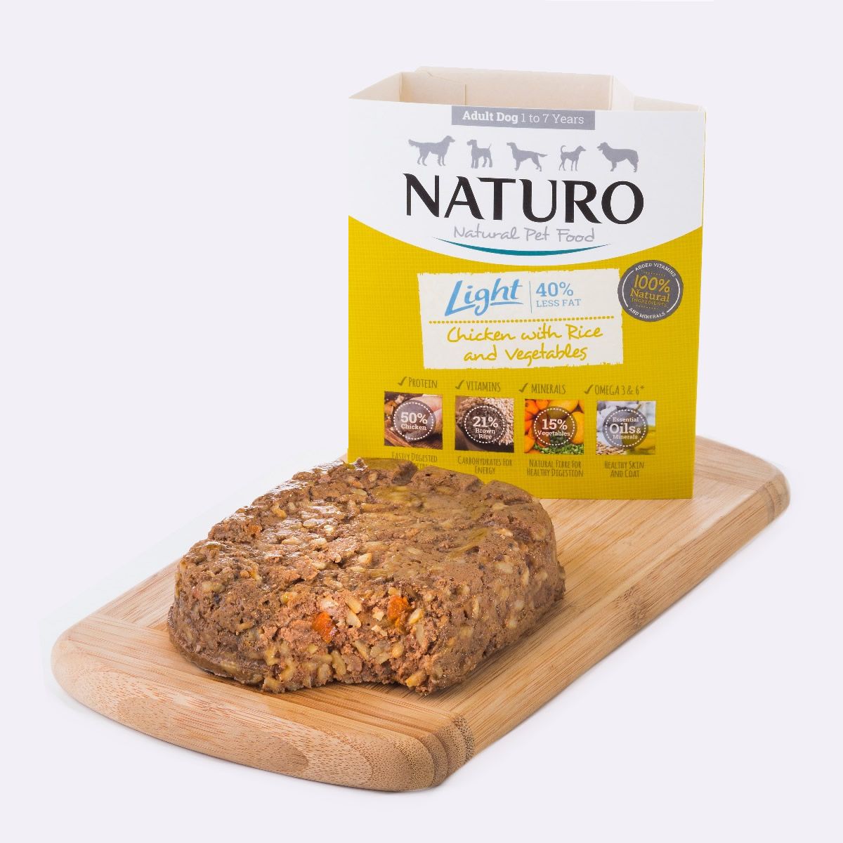 Naturo Chicken Light Wet Dog Food 400g