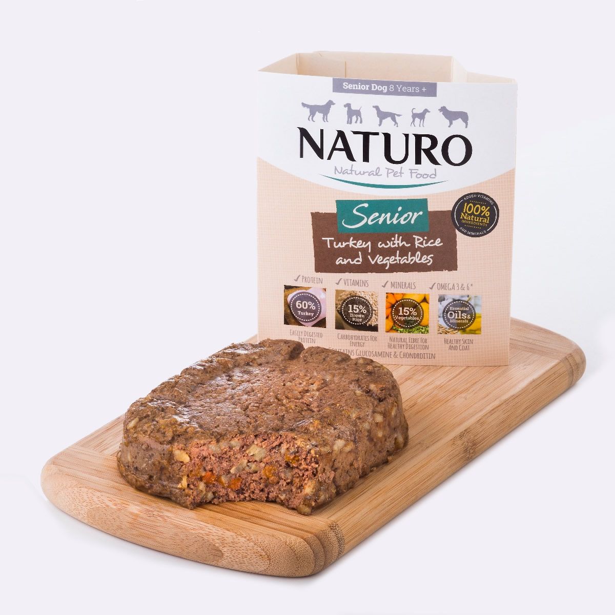 Naturo Senior Wet Turk & Rice 400g
