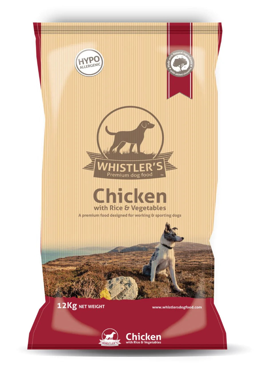 Whistlers Chicken  Adult Dog Food 12kg