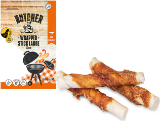 Butchers Chicken Wrapped Stick 12cm 150g LARGE