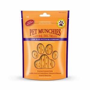 Pet Munchies Chicken With Blueberry 80g