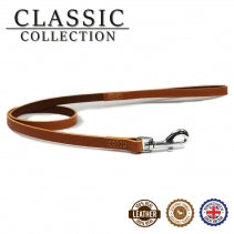 Ancol Classic Leather Lead Tan 12mm x 1m