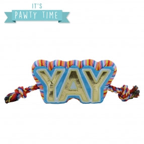 Pawty Time Gifts Dog Toy Pawty Time Yay Tugger