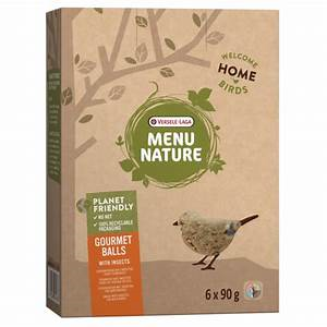 Versa Laga Menu Nature Gourmet balls with insects 6 pack