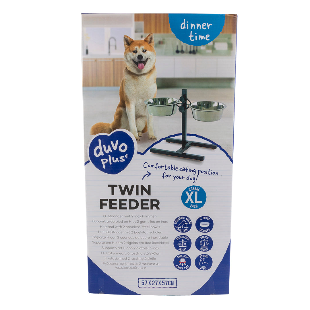 Duvo+ Twin Feeder H-Stand