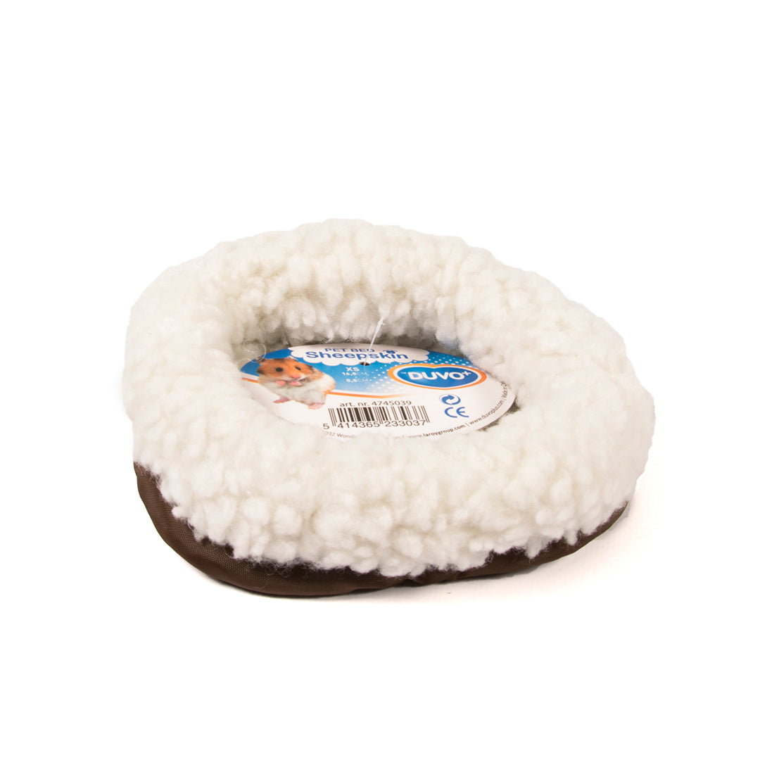 Duvoplus Sheepskin-Lined Pet Bed
