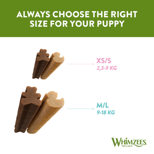 Whimzees Puppy Value Bag XSmall/Small 14 Stick