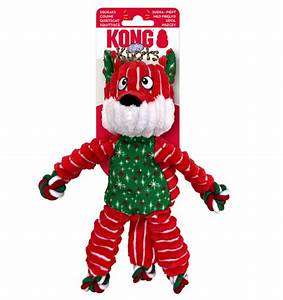 Kong Holiday Floppy Knots Reindeer Small/Med