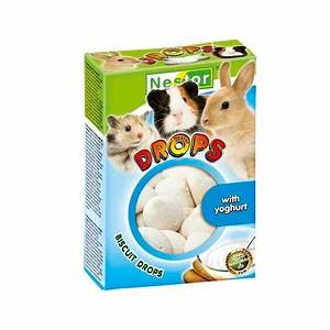 NESTOR BISCUIT DROPS FOR RODENTS AND RABBITS WITH YOGHURT 35G