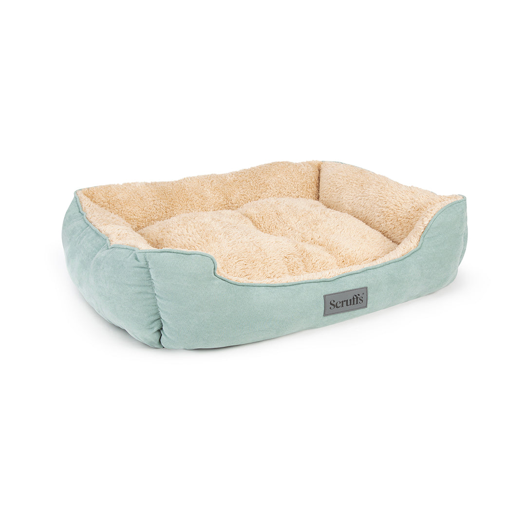 Scruffs Cosy Box Bed Sage Green