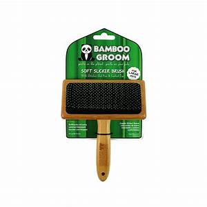 Bamboo Groom Soft Slicker Large