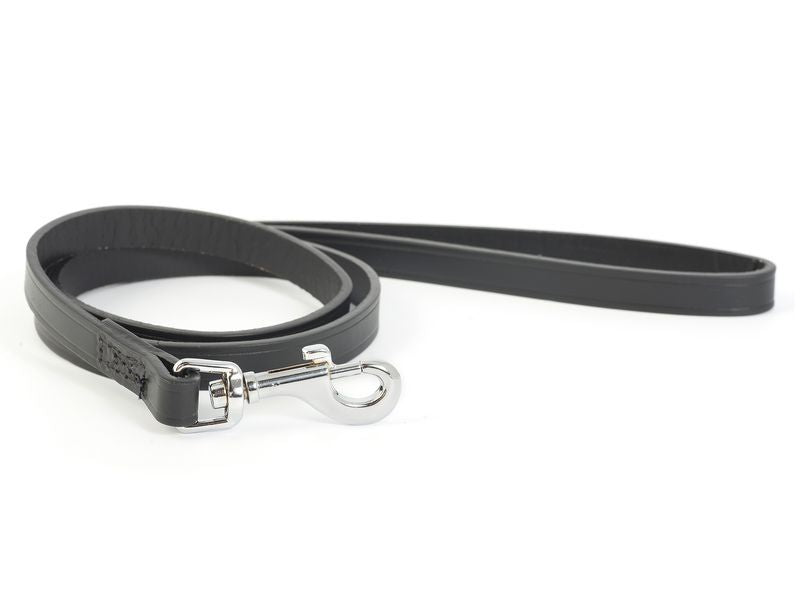 Ancol Classic Leather Lead Black 1m x 12mm