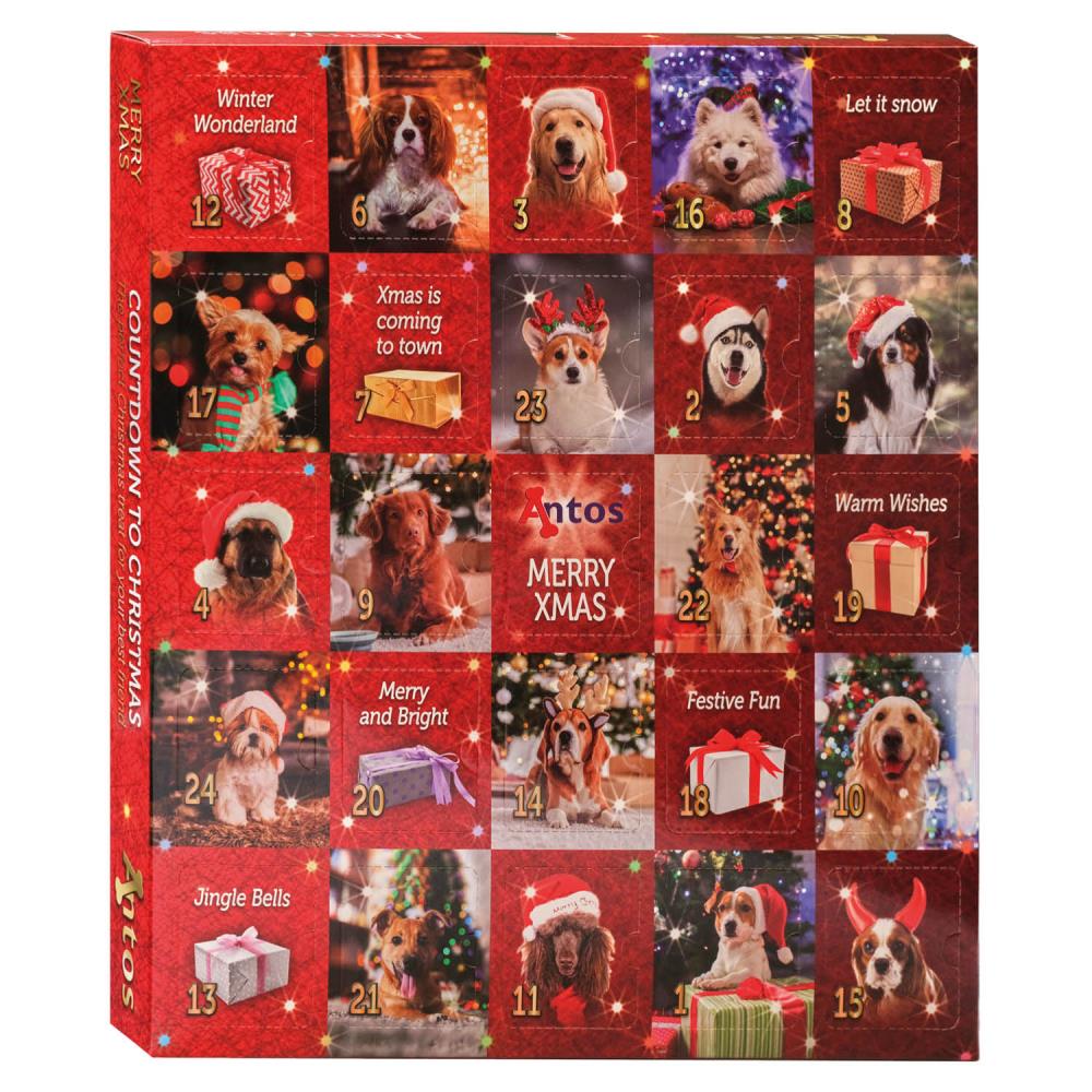 Antos Christmas Advent Calendar 225 gr - Dogs