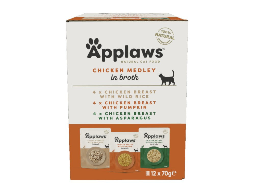 Applaws Multipack Chicken Pouch 12x70g