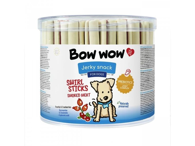 BOW WOW SMOKED MEAT SWIRL STICKS