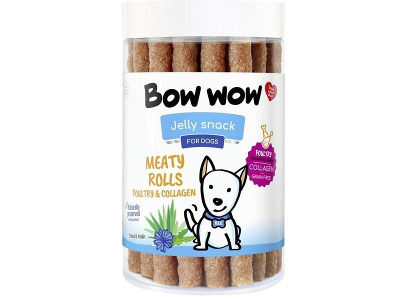 Bow Wow Poultry & Collagen Rolls