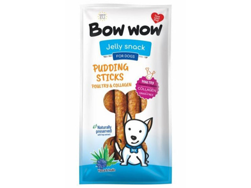 Bow Wow Pudding Sticks Chicken 6 Pack