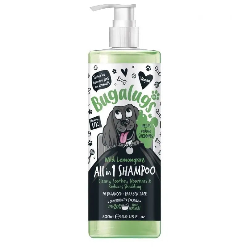 BUGALUGS Dog Shampoo All in 1 shampoo & conditioner 500ml