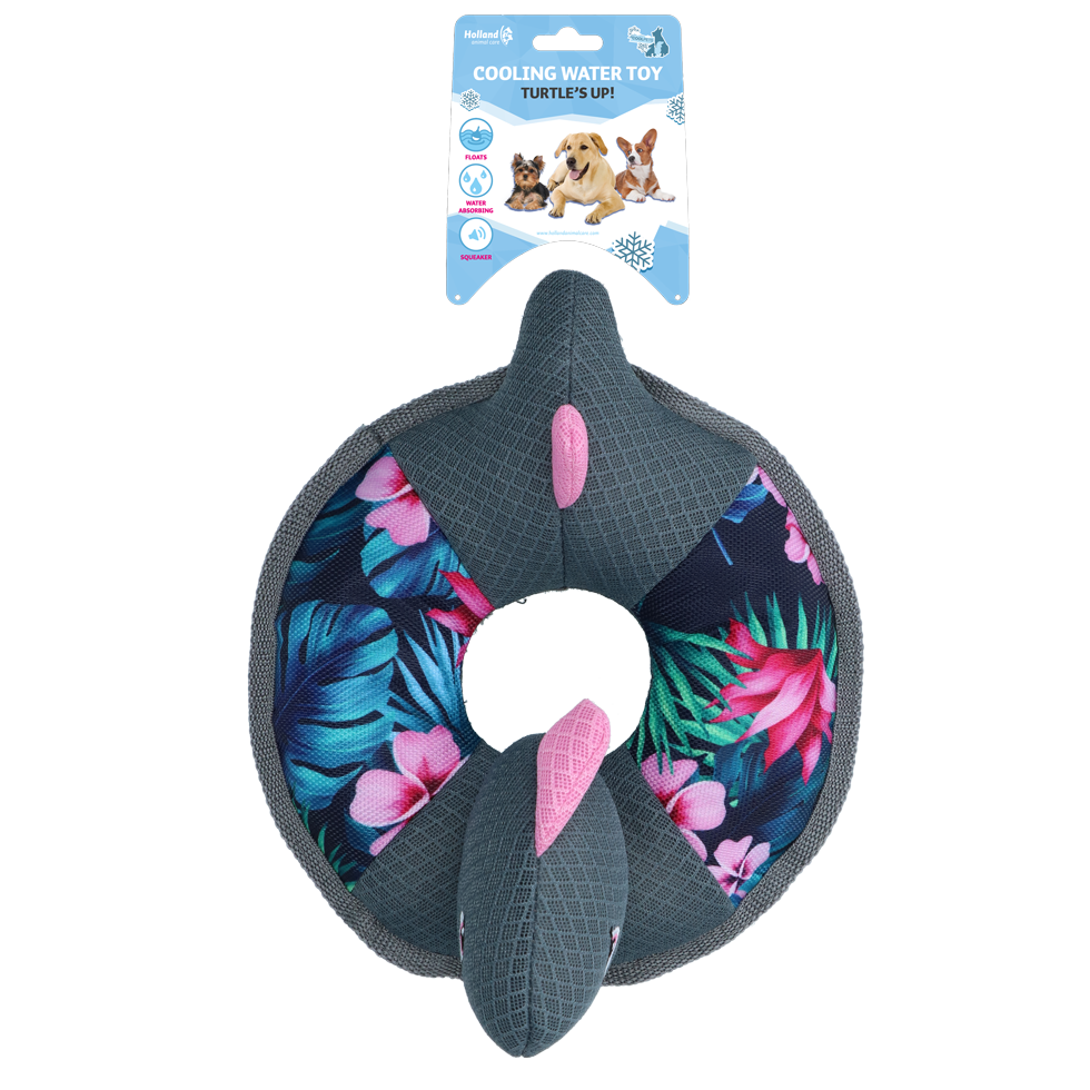 CoolPets Ring o'Sharky Dog Toy (Flower)