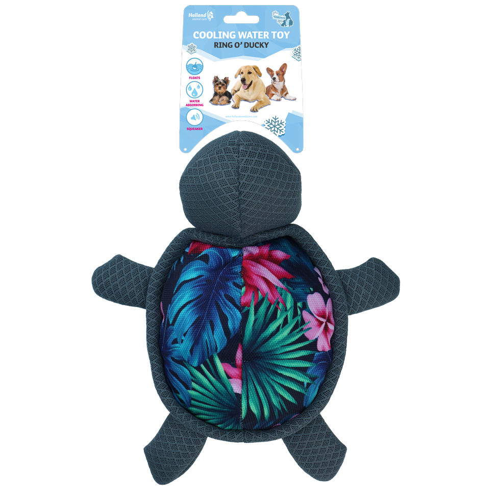 CoolPets Turtle's Up Dog Toy (Flower)