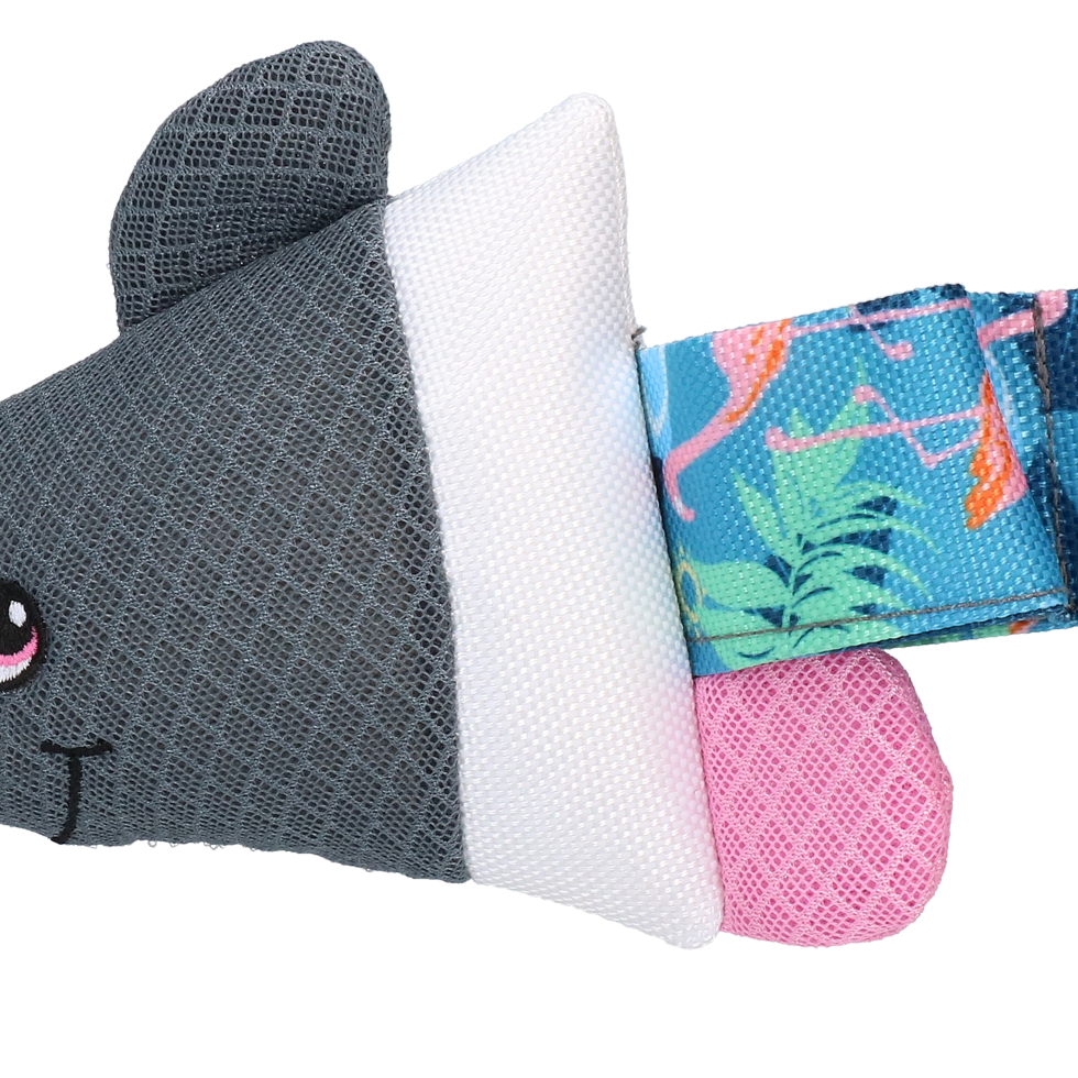 CoolPets Pull me! Fishy Dog Toy (Flamingo)