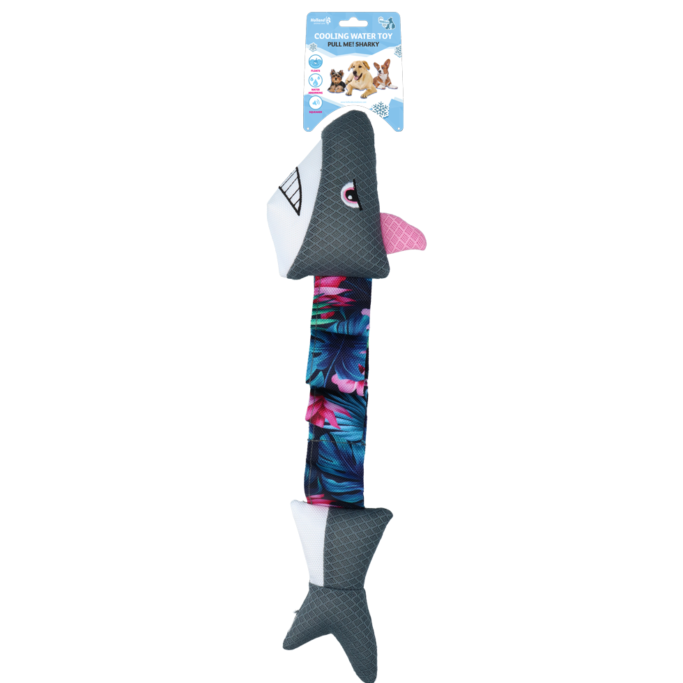 CoolPets Pull me! Sharky Dog Toy (Flower)