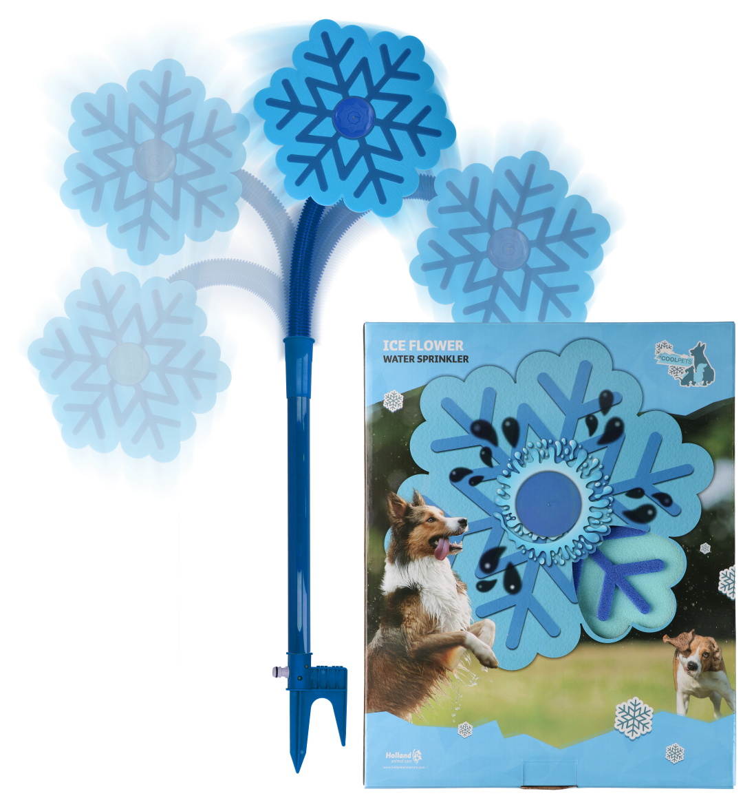CoolPets Ice Flower Sprinkler For Dogs