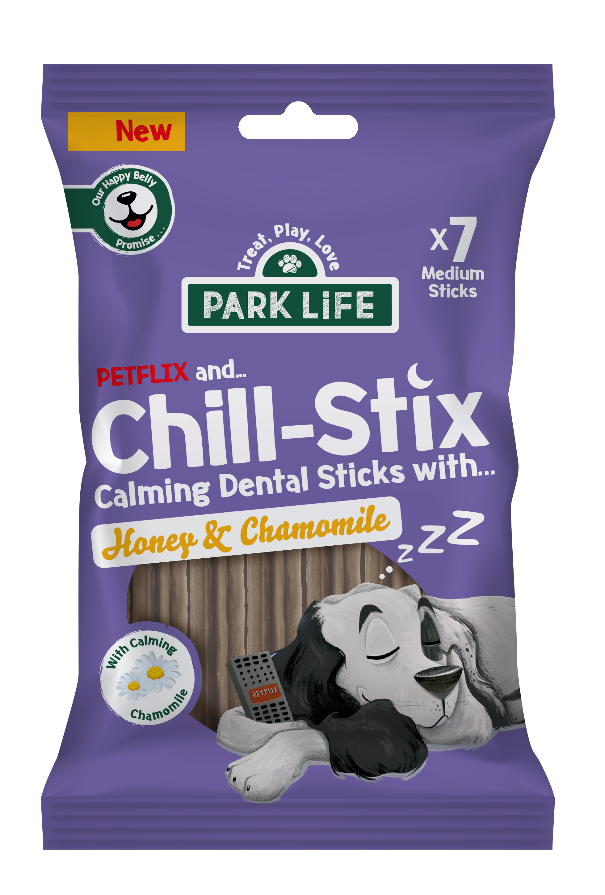 Chill Stix Calming Dental Sticks Honey & Chamomile