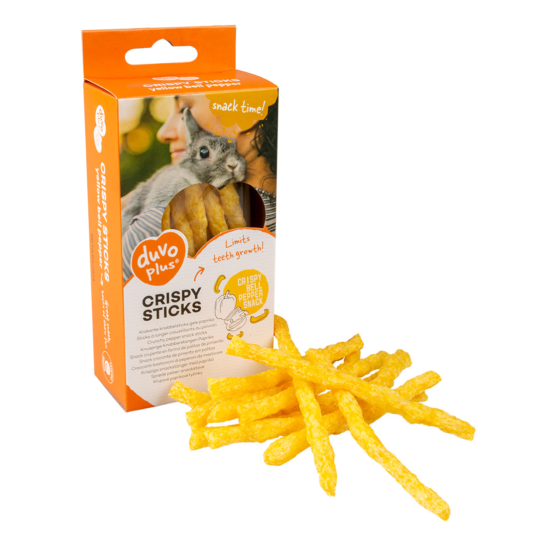 Duvo Yellow Bell Pepper Chew Sticks 50g