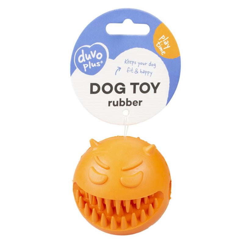 Durable Rubber Ball with Dental Care Spikes - 7cm