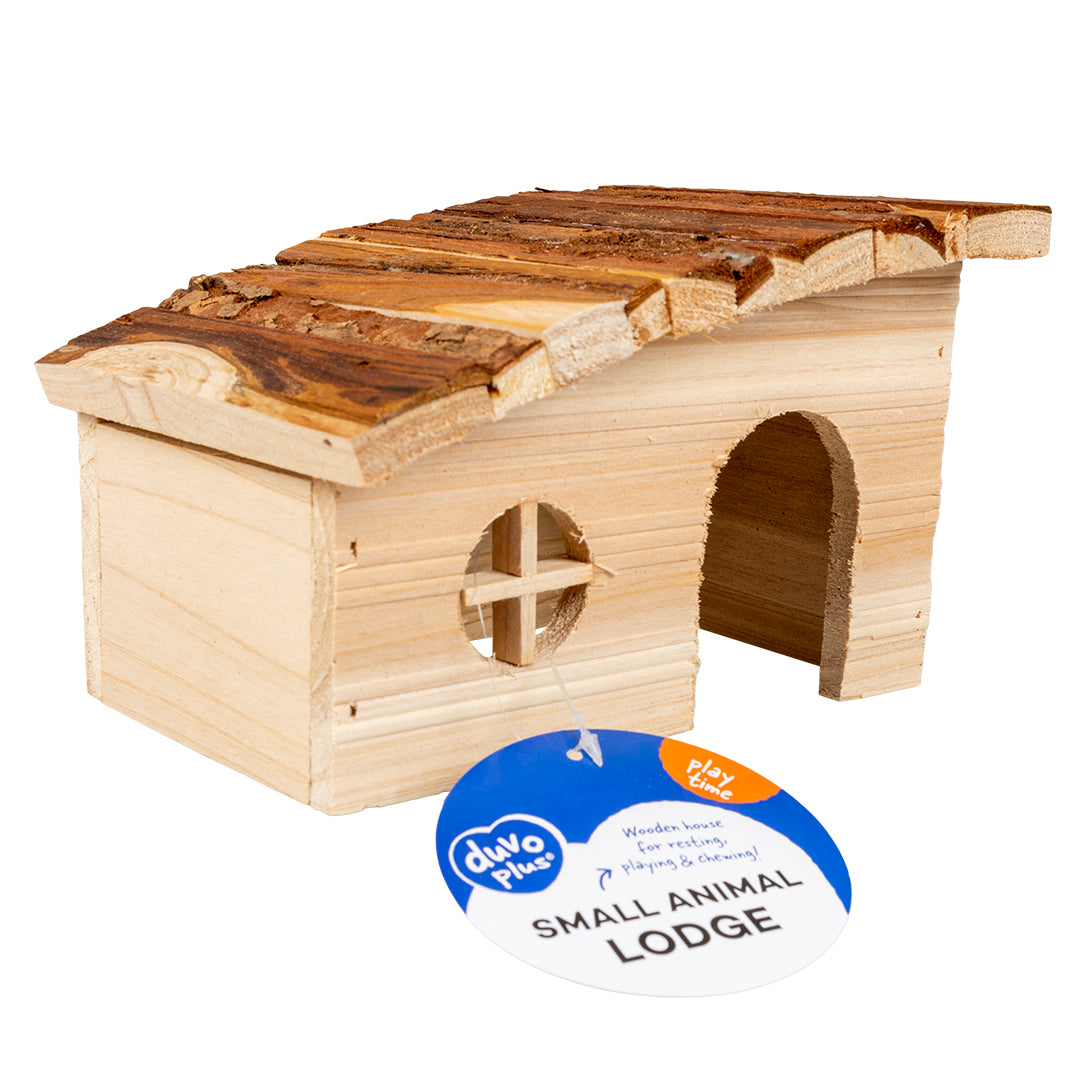 Duvo+ Wooden Lodge with Sloped Roof for Rodents