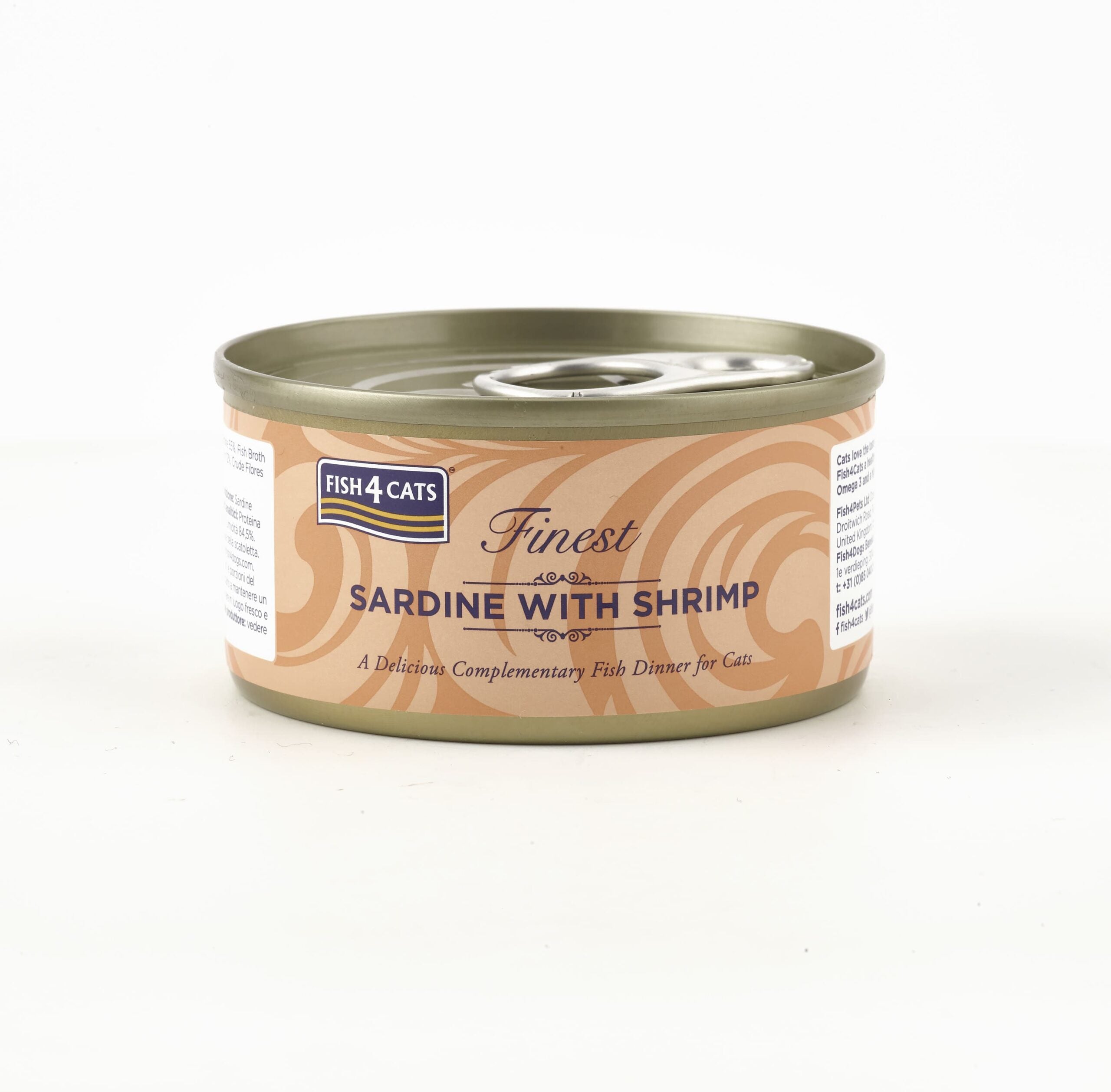Fish 4 Cats Sardine with Shrimp 70g tin