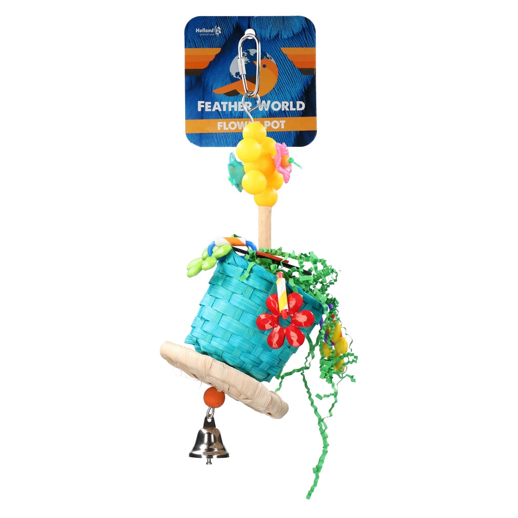 Feather World Flower Pot