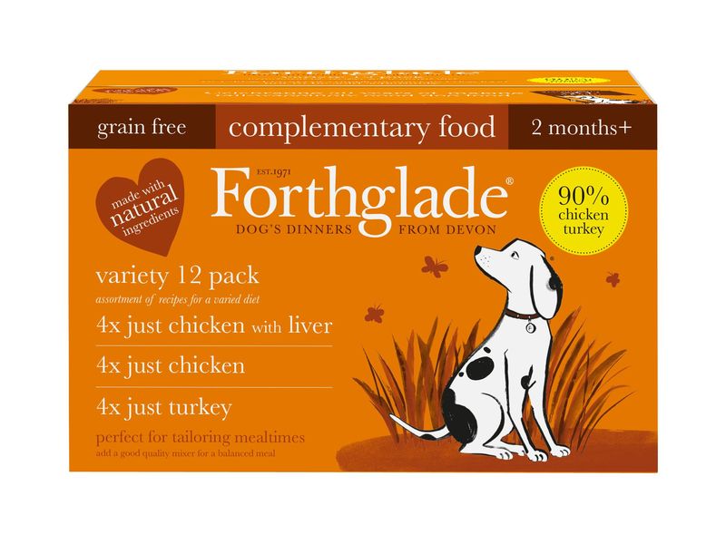Forthglade Just Poultry Multipack 395g (12pk)