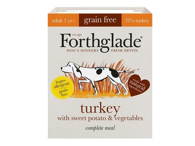 Forthglade Complete Grain Free Turkey/Sweet Potato 395g
