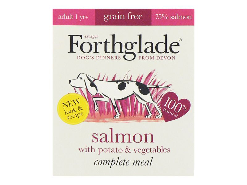 Forthglade Complete Grain Free Salmon/Veg 395g