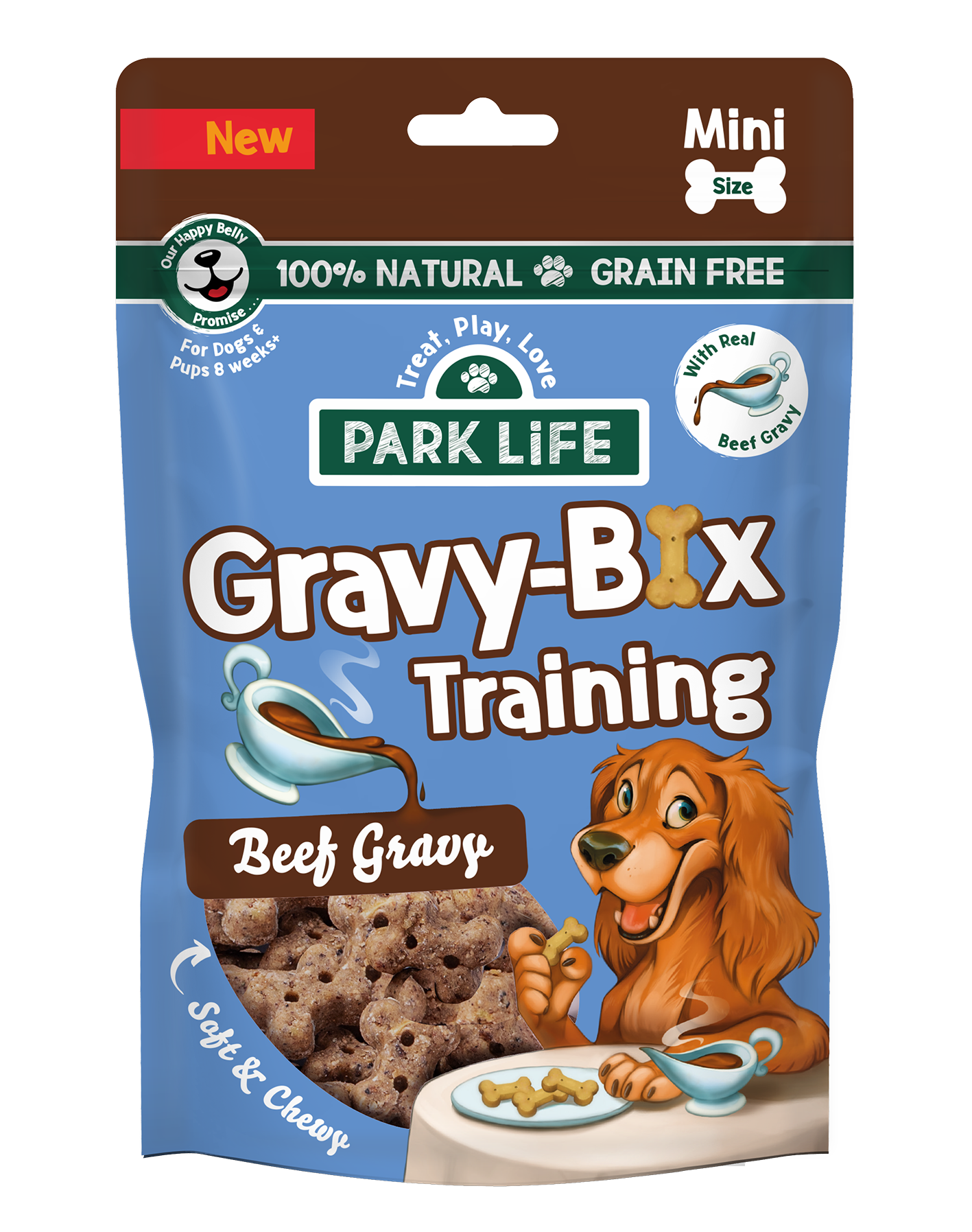 Gravy-Bix Mini Beef 100g Pouch (Small/Training Treats)