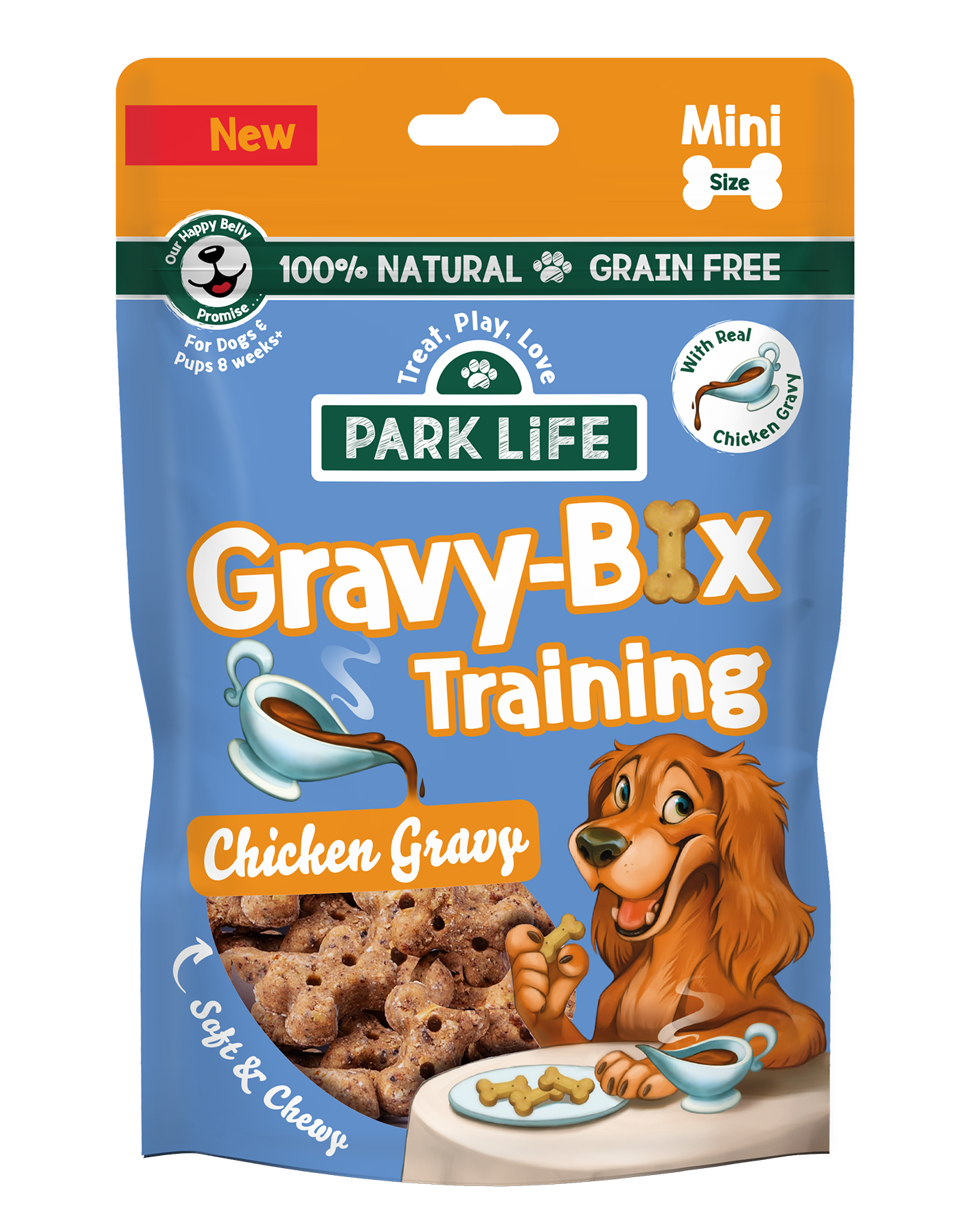 Gravy-Bix Mini Chicken 100g Pouch (Small/Training Treats)