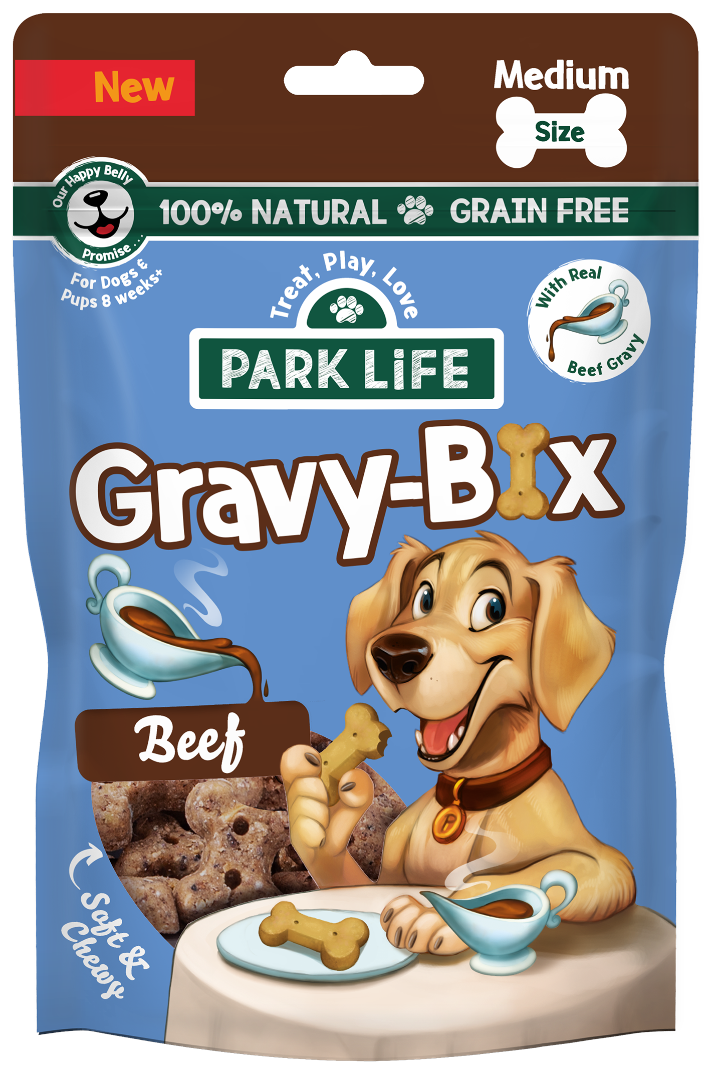 Gravy-Bix Dog Biscuits Orignal Beef 100g