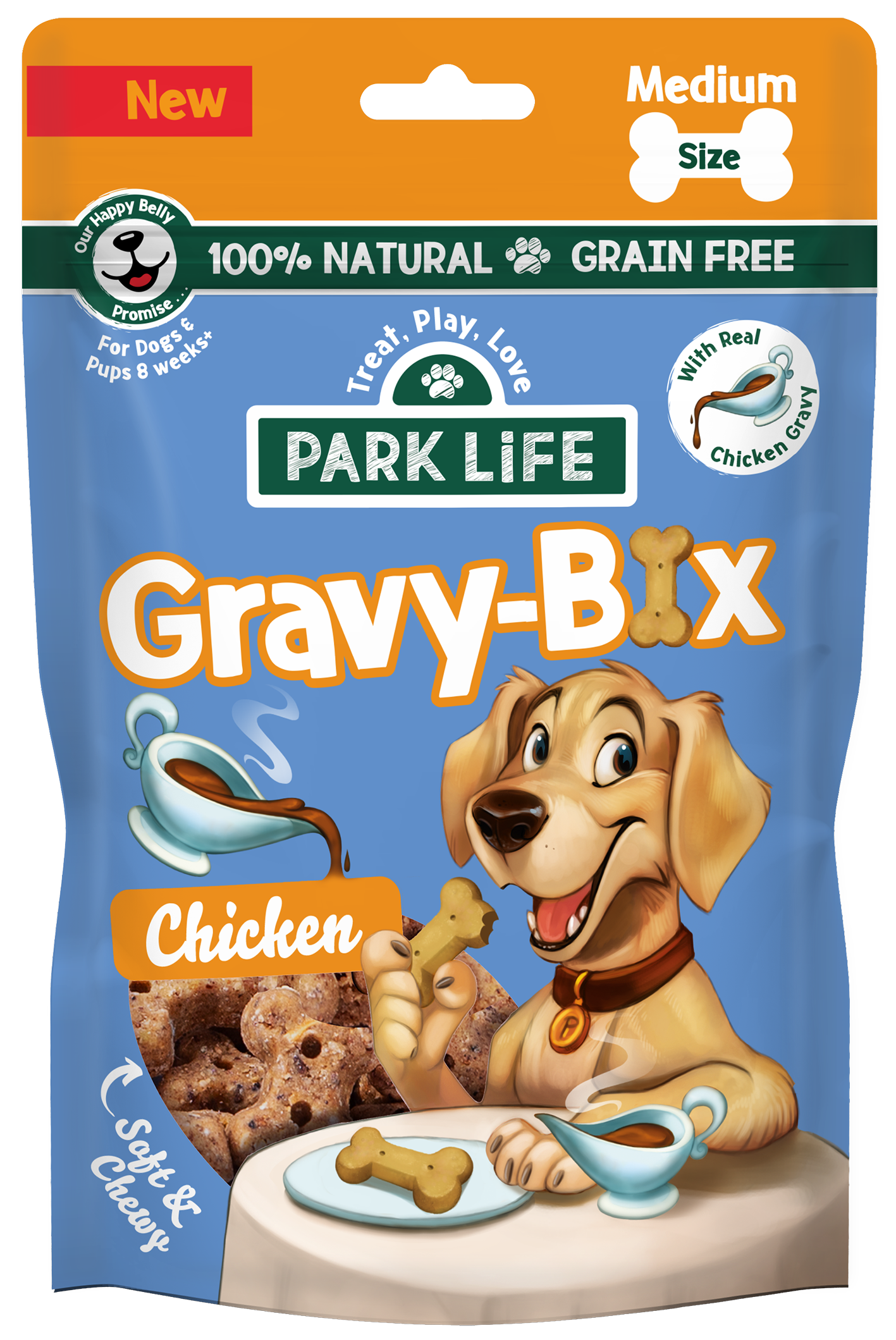 Gravy-Bix Bone Shaped Biscuits Chicken 100g