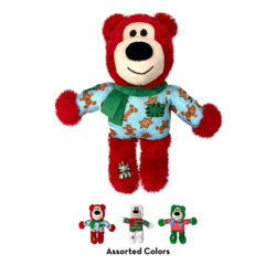KONG Christmas Wild Knots Bear Plush Dog Toy