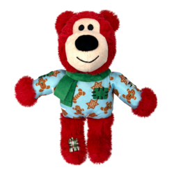 KONG Christmas Wild Knots Bear Plush Dog Toy