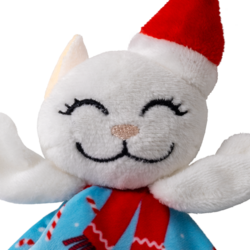 Holiday Crackles Santa Kitty