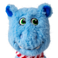 KONG Holiday Knots Belly Hippo Md/Lg