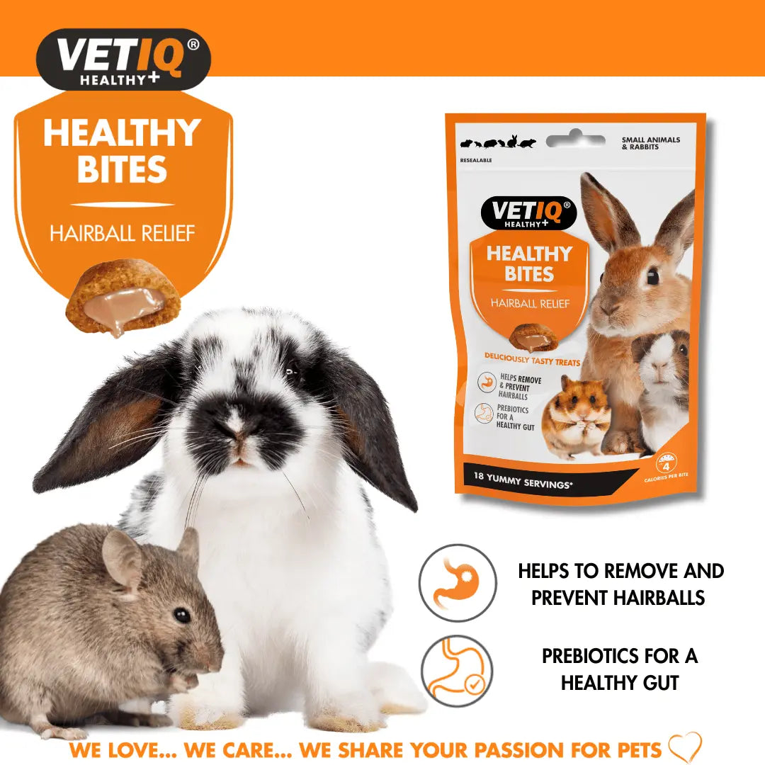 VETIQ Healthy Bites Hairball Relief for Small Animals 30g