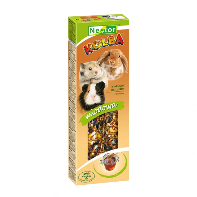 KOLBA CLASSIC STICK FOR RODENTS AND RABBITS WITH HONEY 2 pk