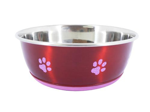 Fusion Non Slip Stainless Steel Fashion Dog Bowl